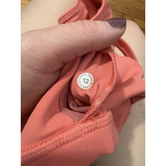 Lululemon Size 12 Align Tank Top Raspberry Cream Pink A-B Cup - Picture 5 of 5